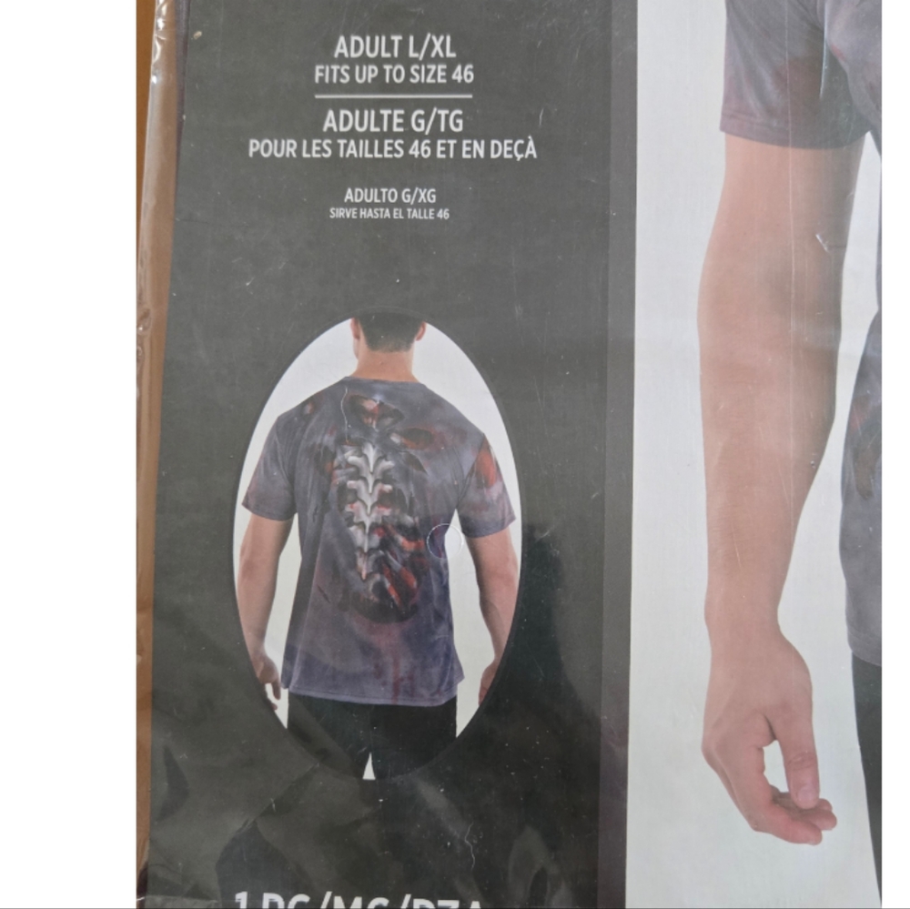 Bloody Guts Zombie Graphic Men's Shirt - Picture 3 of 5
